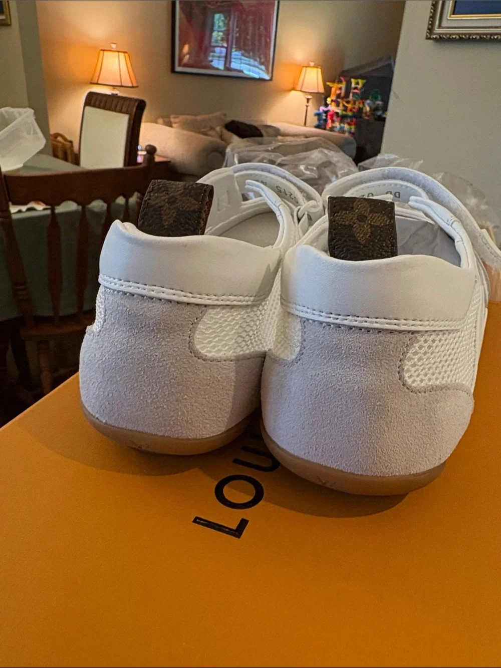 Louis Vuitton Sneakerina Mary Jane - all white colorway